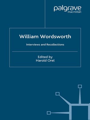 cover image of William Wordsworth